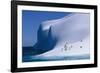 Gentoo and Chinstrap Penguins on Iceberg-null-Framed Photographic Print