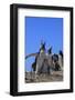 Gentoo Penguin Rookery. West Point Island. Falkland Islands.-Tom Norring-Framed Photographic Print