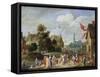 Gentry at a Village Kermesse-Jan van Kessel the Elder-Framed Stretched Canvas