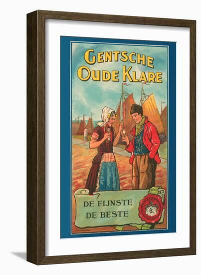 Gentsche Oude Klare-Litho Myncke-Framed Art Print