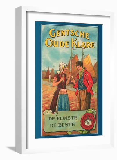 Gentsche Oude Klare-Litho Myncke-Framed Art Print