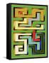 Geo 9-Art Deco Designs-Framed Stretched Canvas