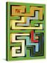 Geo 9-Art Deco Designs-Stretched Canvas