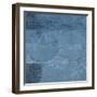 Geo Abstract Blue Hues-Denise Brown-Framed Art Print
