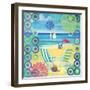 Geo Beach I-Paul Brent-Framed Art Print