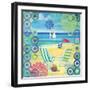 Geo Beach I-Paul Brent-Framed Art Print