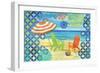 Geo Beach III-Paul Brent-Framed Art Print