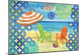 Geo Beach III-Paul Brent-Mounted Art Print