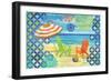 Geo Beach III-Paul Brent-Framed Premium Giclee Print