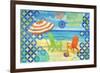 Geo Beach III-Paul Brent-Framed Art Print