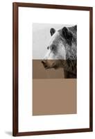 Geo Bear-Sisa Jasper-Framed Art Print