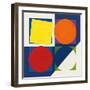 Geo Bright Primary-Avery Tillmon-Framed Art Print