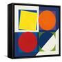 Geo Bright Primary-Avery Tillmon-Framed Stretched Canvas