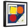 Geo Bright Primary-Avery Tillmon-Framed Art Print