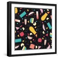 Geo Cocktails-Elizabeth Caldwell-Framed Giclee Print