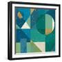 Geo Contour II-Veronique Charron-Framed Art Print