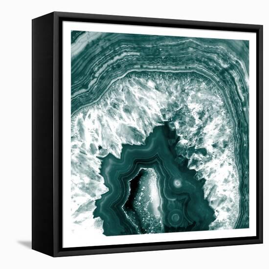 Geo Emerald-Kimberly Allen-Framed Stretched Canvas