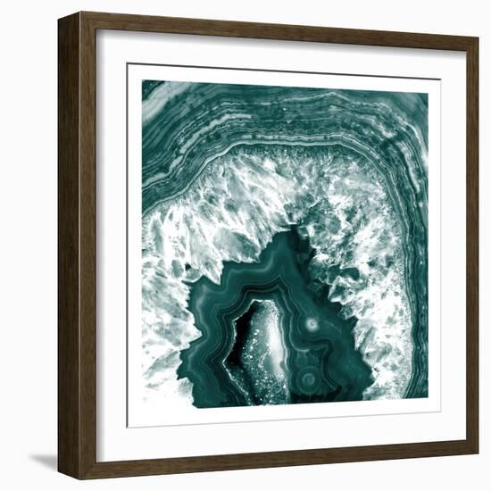 Geo Emerald-Kimberly Allen-Framed Art Print