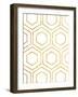 Geo Gold Flow-Sheldon Lewis-Framed Art Print