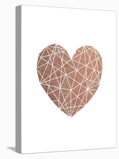 Geo Heart - Luxe-Otto Gibb-Stretched Canvas