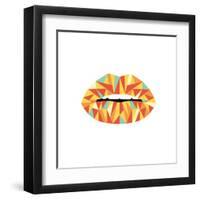 Geo Lips-Milli Villa-Framed Art Print