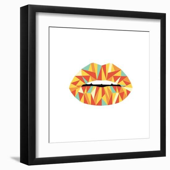 Geo Lips-Milli Villa-Framed Art Print