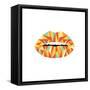 Geo Lips-Milli Villa-Framed Stretched Canvas