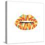 Geo Lips-Milli Villa-Stretched Canvas