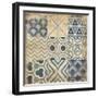 Geo Patch 2-Jace Grey-Framed Art Print