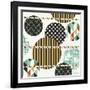 Geo Patterned Dots-Elizabeth Caldwell-Framed Giclee Print