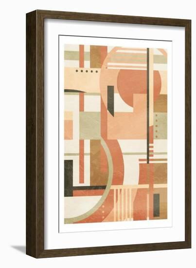 Geo Puzzle Boho Style Mate-Milli Villa-Framed Art Print