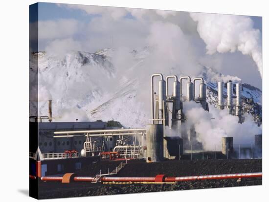 Geo-Thermal Power Plant, Svartsengi, Iceland-Kim Hart-Stretched Canvas