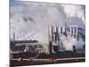 Geo-Thermal Power Plant, Svartsengi, Iceland-Kim Hart-Mounted Photographic Print