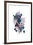 Geo Triangles SoftLuxe-Urban Epiphany-Framed Art Print