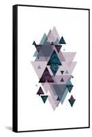 Geo Triangles SoftLuxe-Urban Epiphany-Framed Stretched Canvas