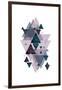 Geo Triangles SoftLuxe-Urban Epiphany-Framed Art Print