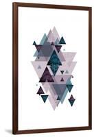 Geo Triangles SoftLuxe-Urban Epiphany-Framed Art Print