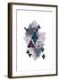 Geo Triangles SoftLuxe-Urban Epiphany-Framed Art Print