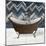 Geo Tub 2-Diane Stimson-Mounted Art Print