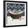 Geo Tub 2-Diane Stimson-Framed Art Print