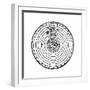 Geocentric or Earth-Centred System of the Universe, 1528-null-Framed Giclee Print