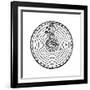 Geocentric or Earth-Centred System of the Universe, 1528-null-Framed Giclee Print