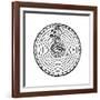 Geocentric or Earth-Centred System of the Universe, 1528-null-Framed Giclee Print