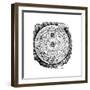 Geocentric or Earth-Centred Universe, C1617-null-Framed Giclee Print