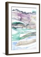 Geode Layers I-Jennifer Goldberger-Framed Art Print