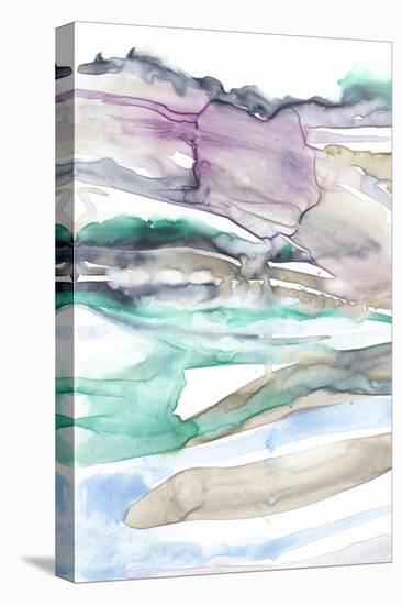 Geode Layers I-Jennifer Goldberger-Stretched Canvas