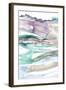 Geode Layers I-Jennifer Goldberger-Framed Premium Giclee Print