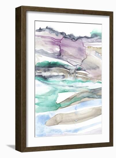 Geode Layers I-Jennifer Goldberger-Framed Art Print