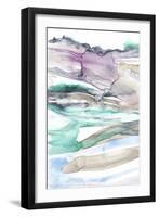 Geode Layers I-Jennifer Goldberger-Framed Art Print