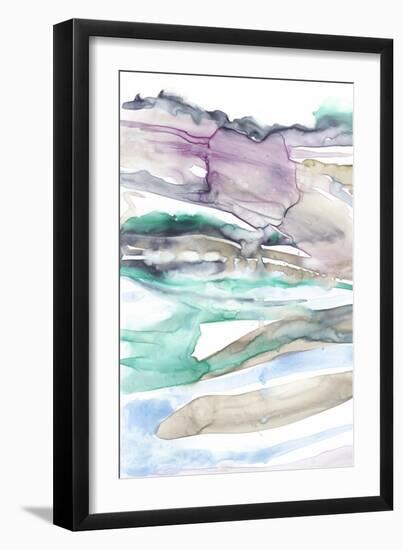 Geode Layers I-Jennifer Goldberger-Framed Art Print